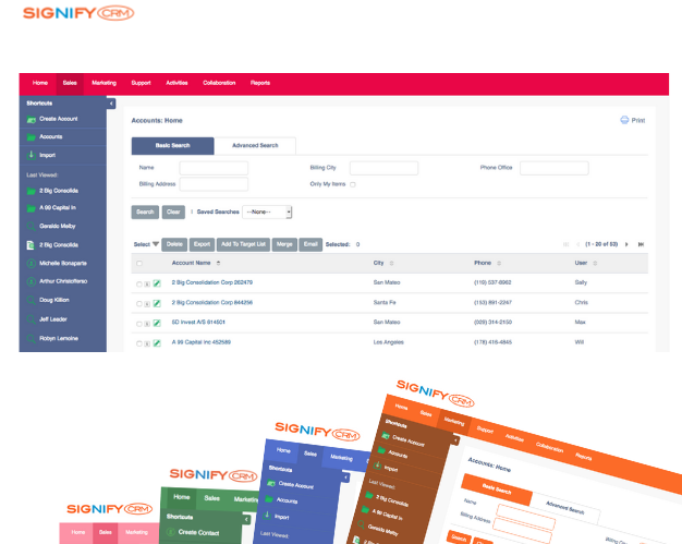 SignifyCRM Themes