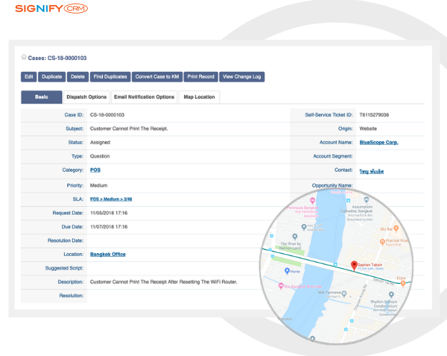 Case Management Application in CRM Software