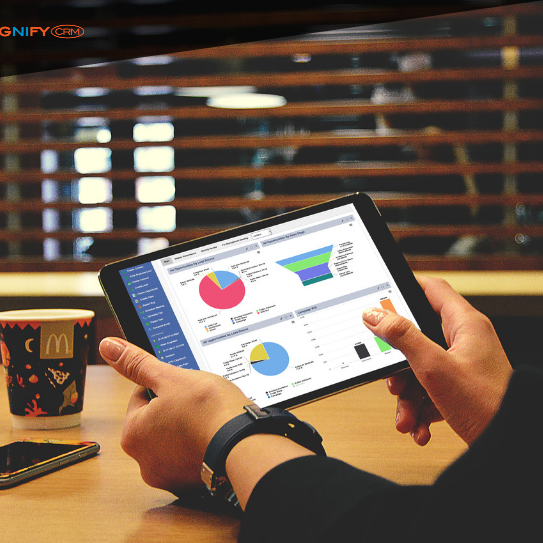 CRM Software Tablet