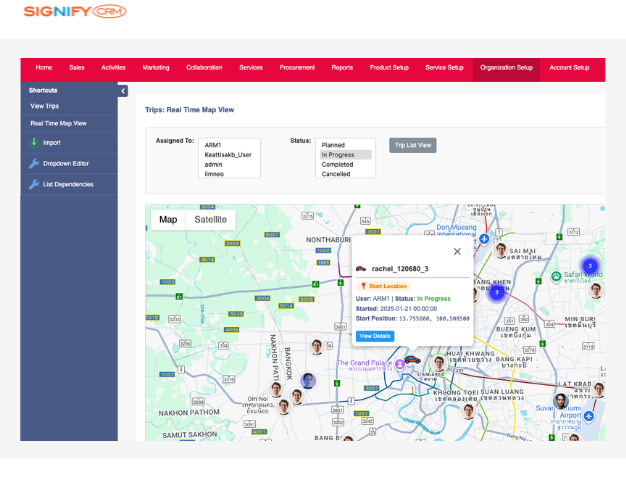 Trip Module Trip Module